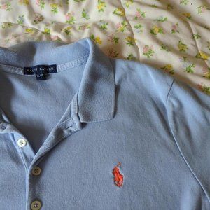 Baby blue T Shirt dress by Ralph Lauren